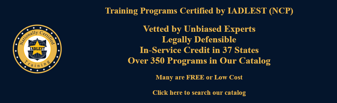 Nationally Certified Training